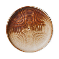 Thumbnail for Home Chef Ceramics: Deep Plate Medium Rustic Cream Brown