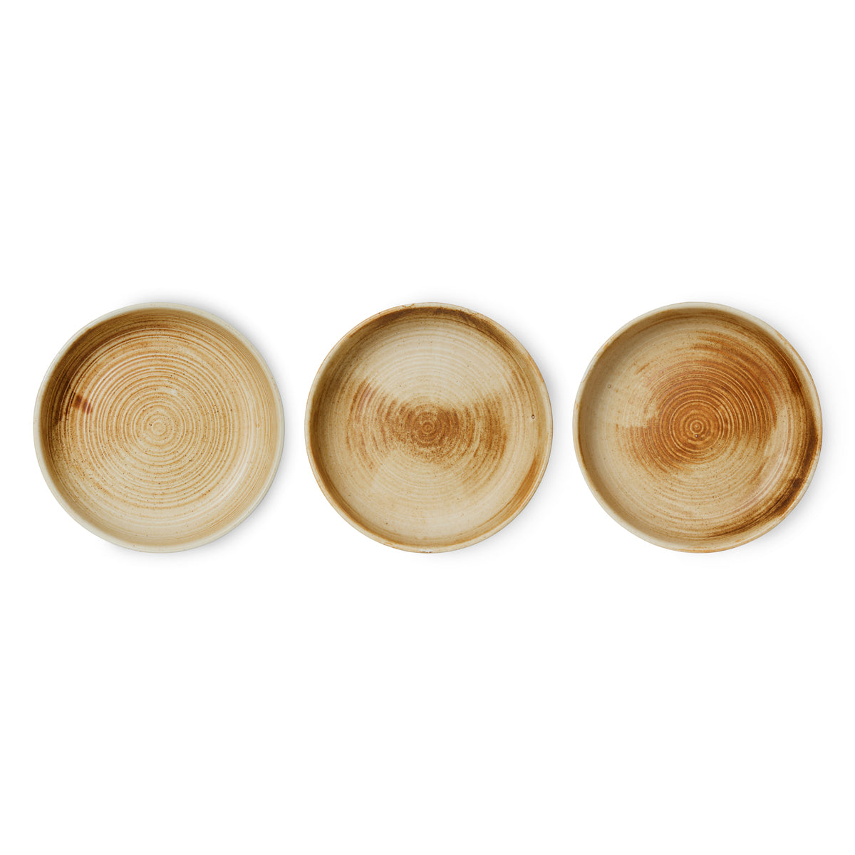 Home Chef Ceramics: Deep Plate Medium Rustic Cream Brown