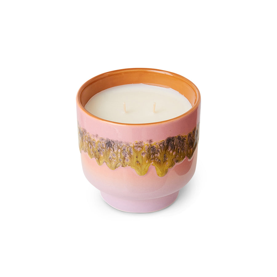 70s Ceramics: Scented Candle Miami