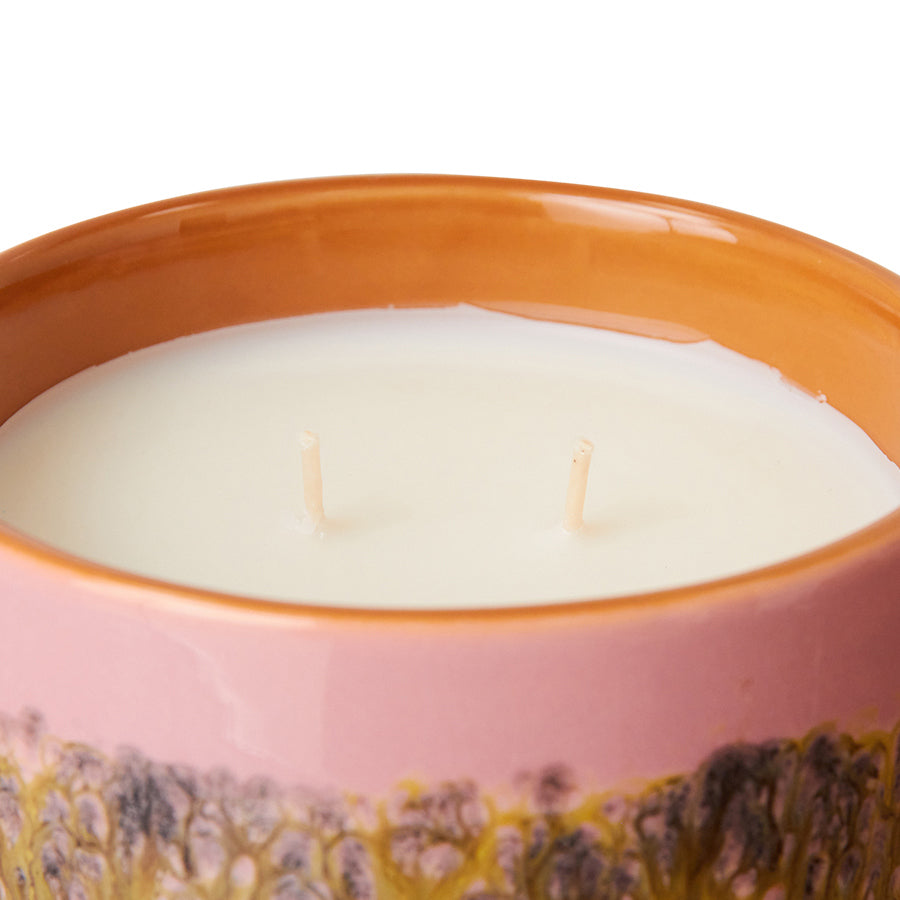 70s Ceramics: Scented Candle Miami