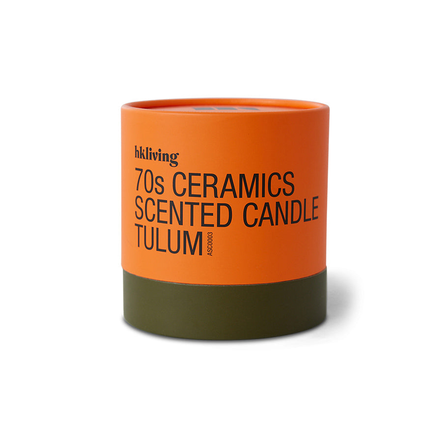 70s Ceramics: Scented Candle Tulum