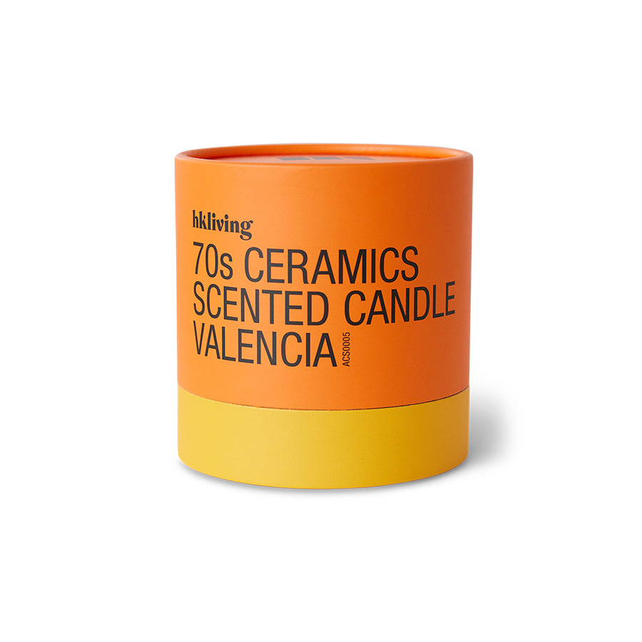 70s Ceramics: Scented Candle Valencia