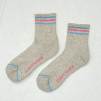 Thumbnail for Girlfriend Socks: Bright Grey