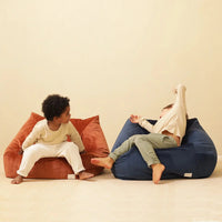 Thumbnail for Nobodinoz Velvet Chelsea Beanbag - Night Blue