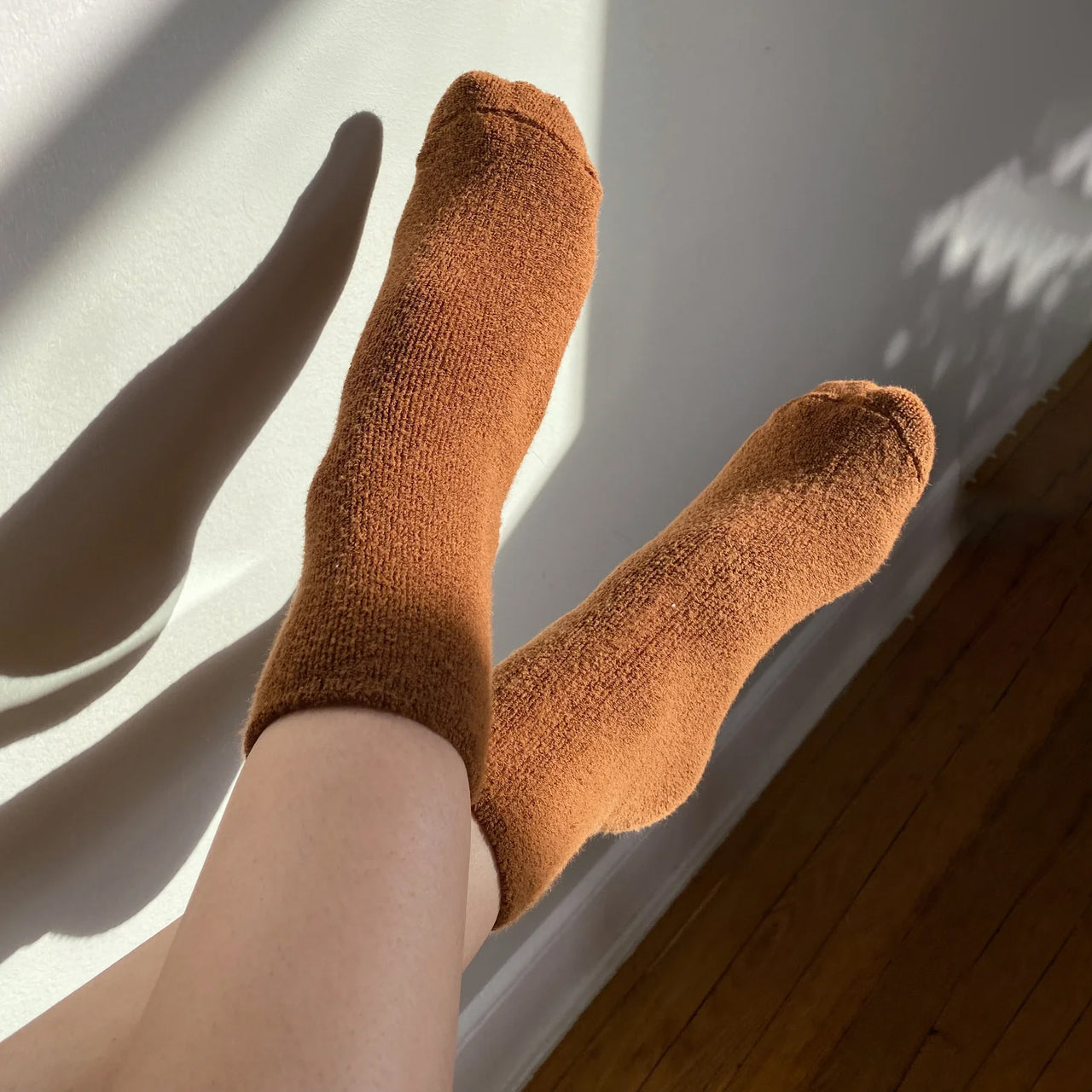 Cloud Socks: Sepia