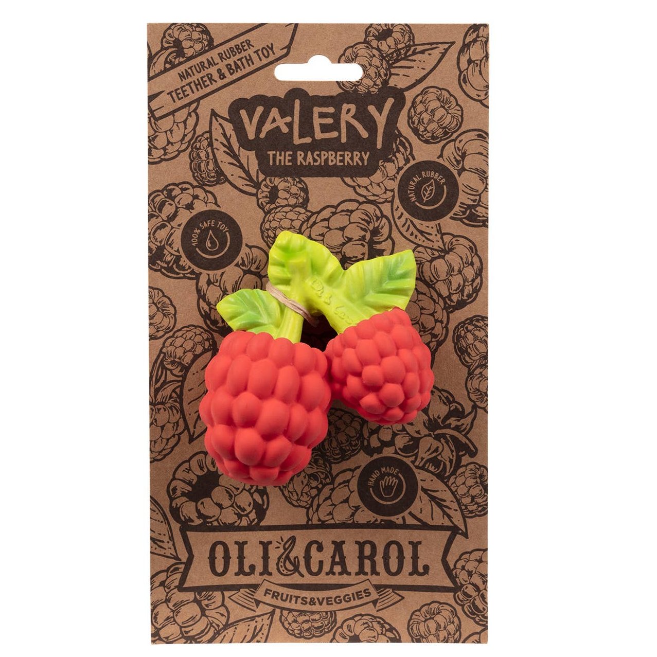 Valery the Raspberry - Natural Baby Teether Oli&Carol