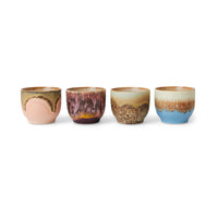 Thumbnail for 70s Ceramics: Cafe Mugs Lagoon Set Of Four