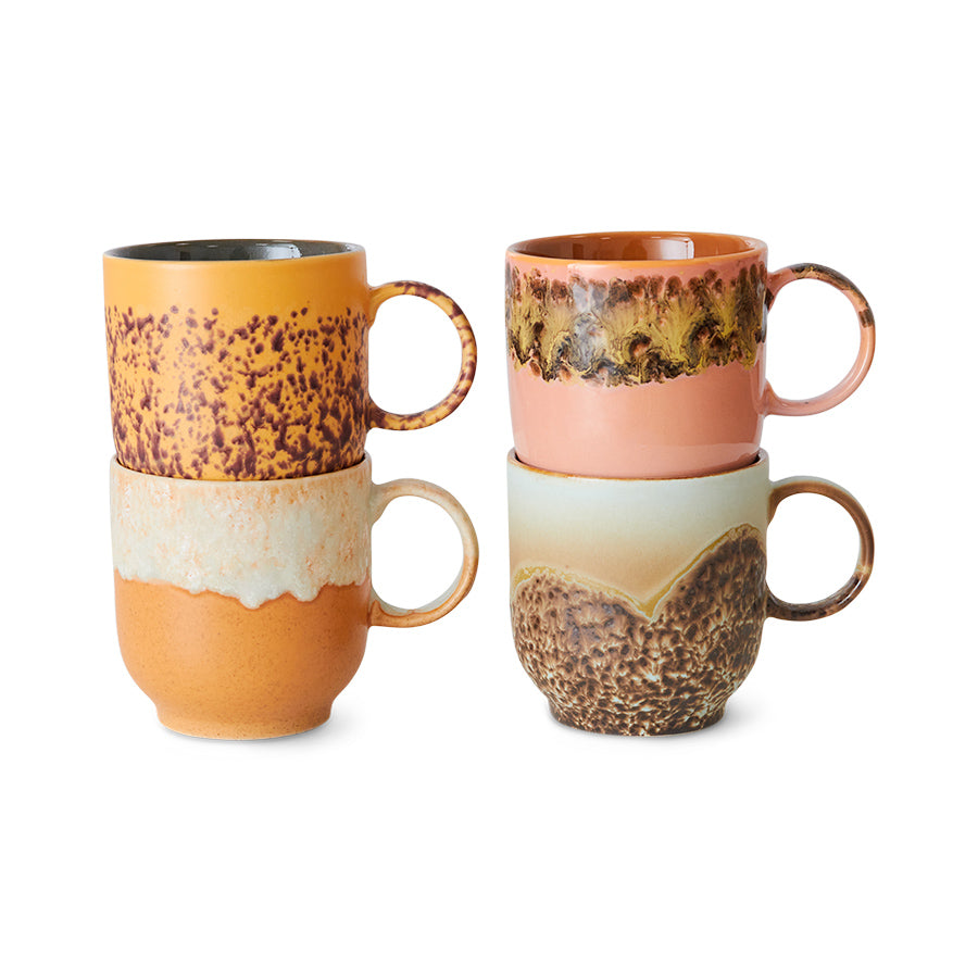 HK Living 70s Ceramics: Coffee Mugs Cape KST0006
