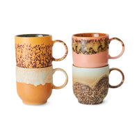 Thumbnail for HK Living 70s Ceramics: Coffee Mugs Cape KST0006
