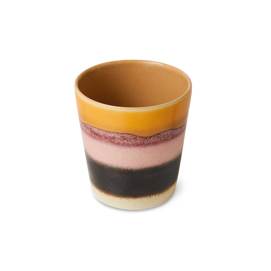 70s Ceramics: Coffee Mug Sunset