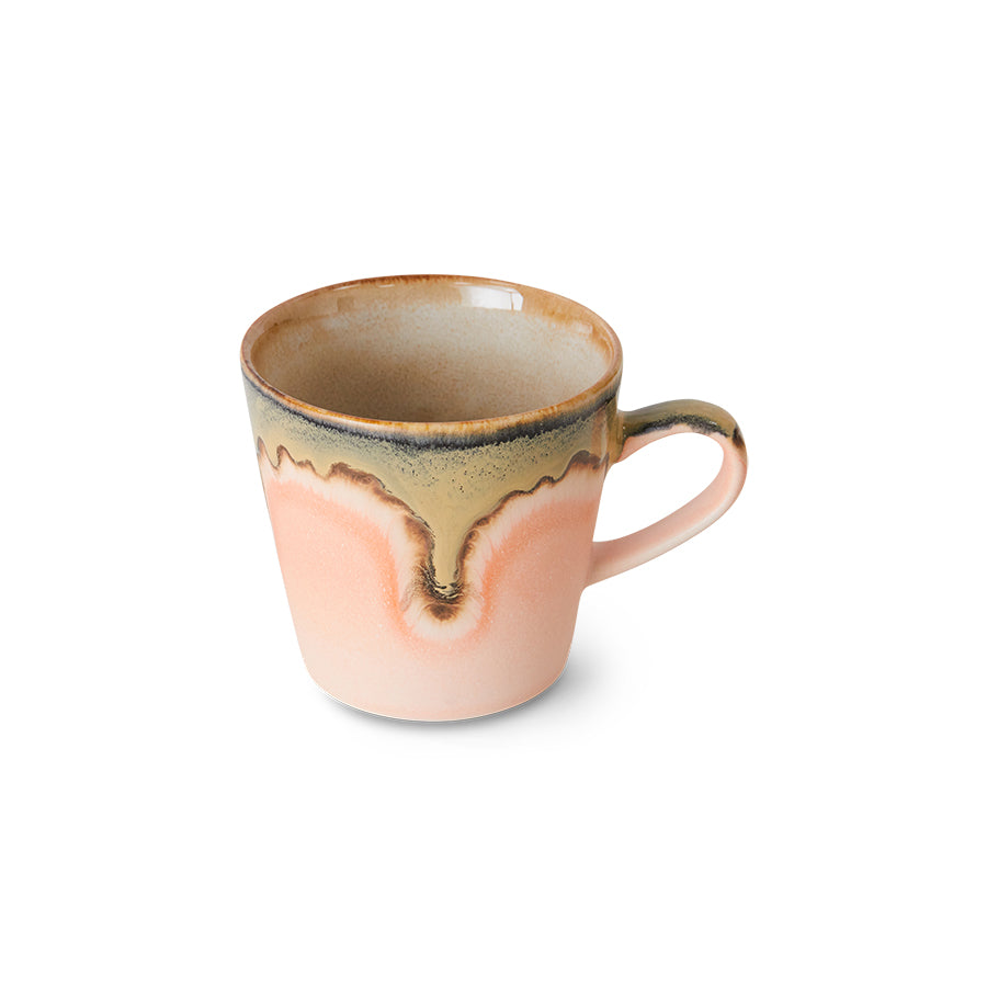 70s ceramics: Americano Mug Blossom