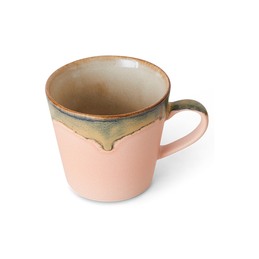 70s ceramics: Cappuccino Mug Blossom