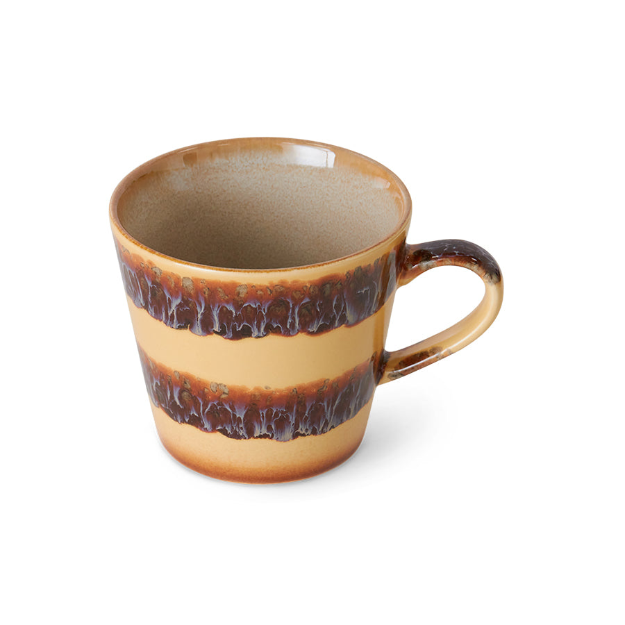 70s Ceramics Cappuccino Mug Cliffs