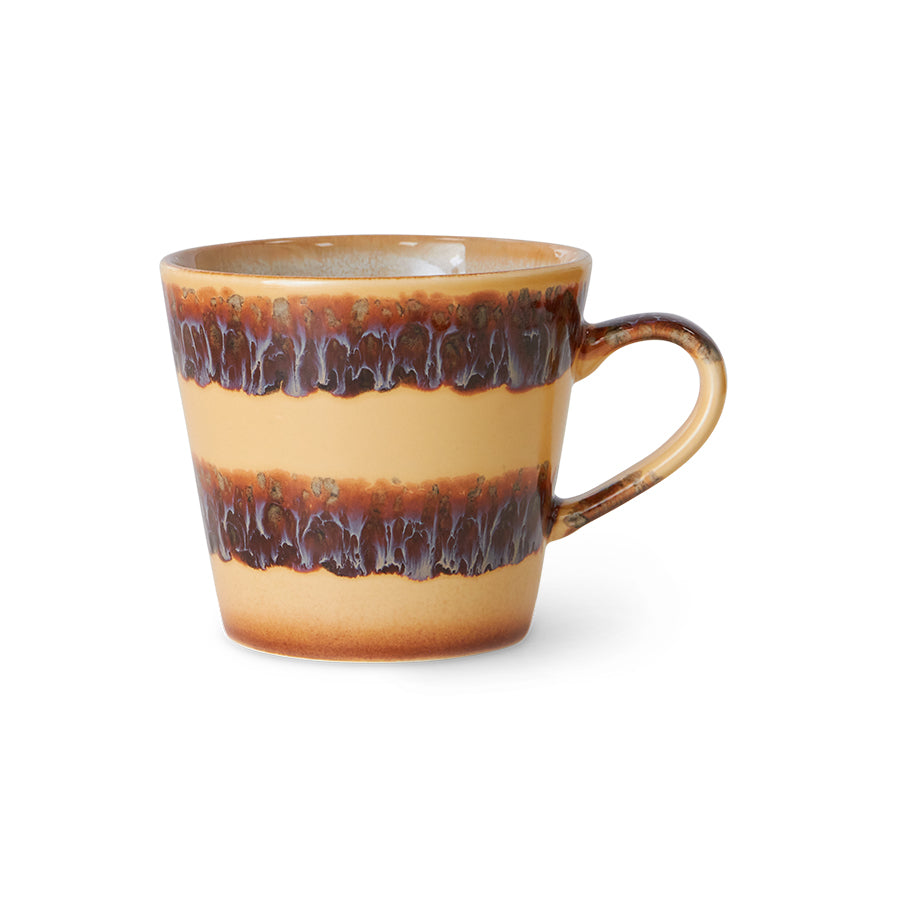 70s Ceramics Cappuccino Mug Cliffs