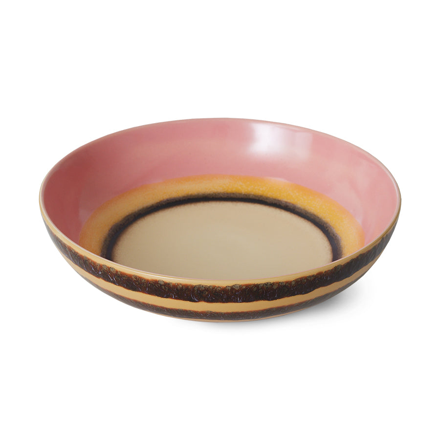 70s Ceramics Salad Bowl Serene