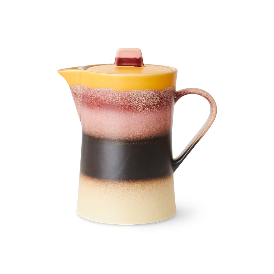 70s Ceramics: Tea Pot Sunset