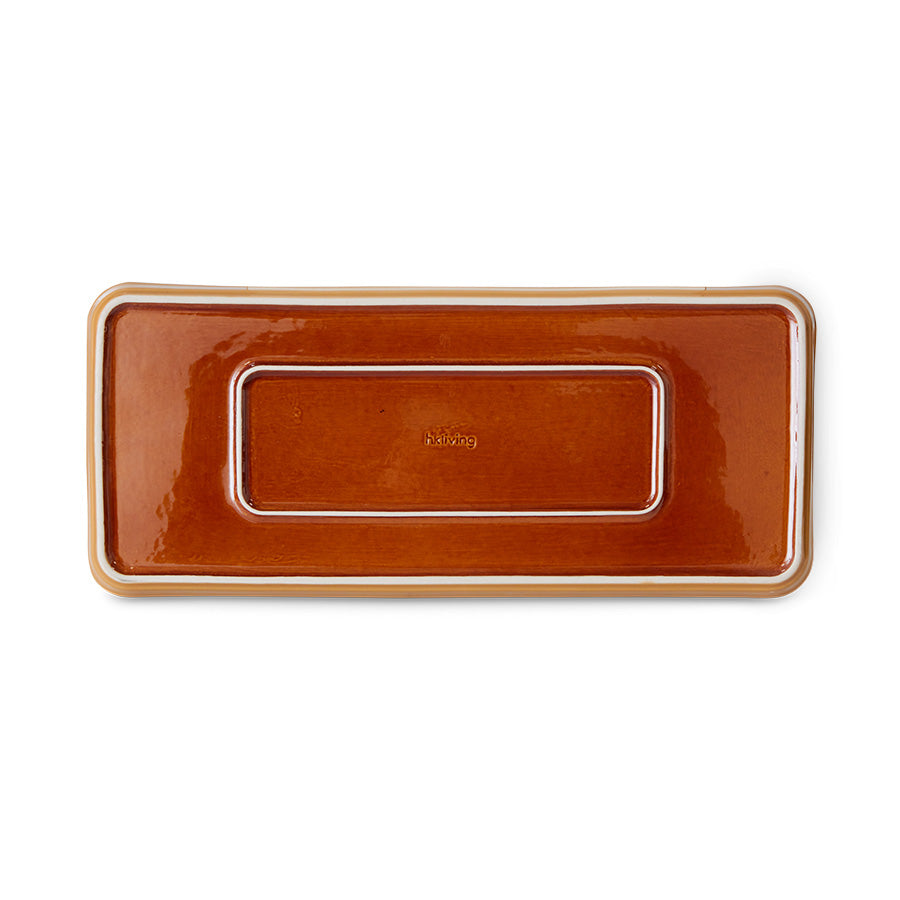 70s Ceramics Cake Tray Sunbeam