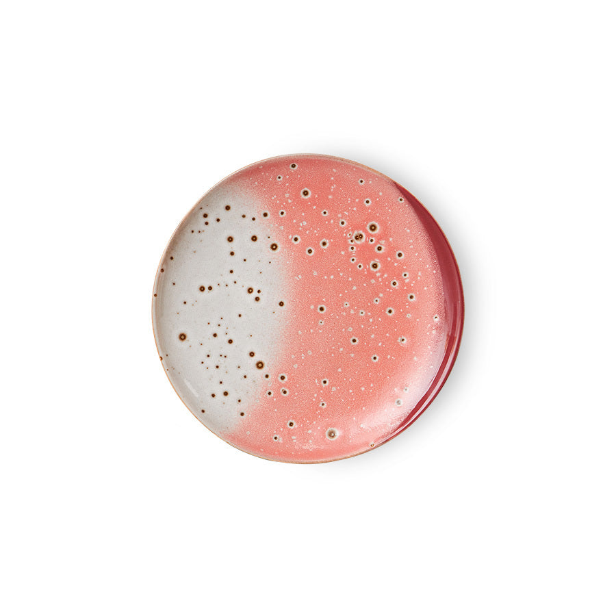 HKLiving ceramic 70's dessert plate: Lychee KST0060