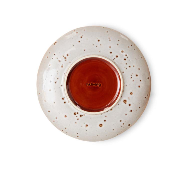 HKLiving ceramic 70's dessert plate: Lychee KST0060