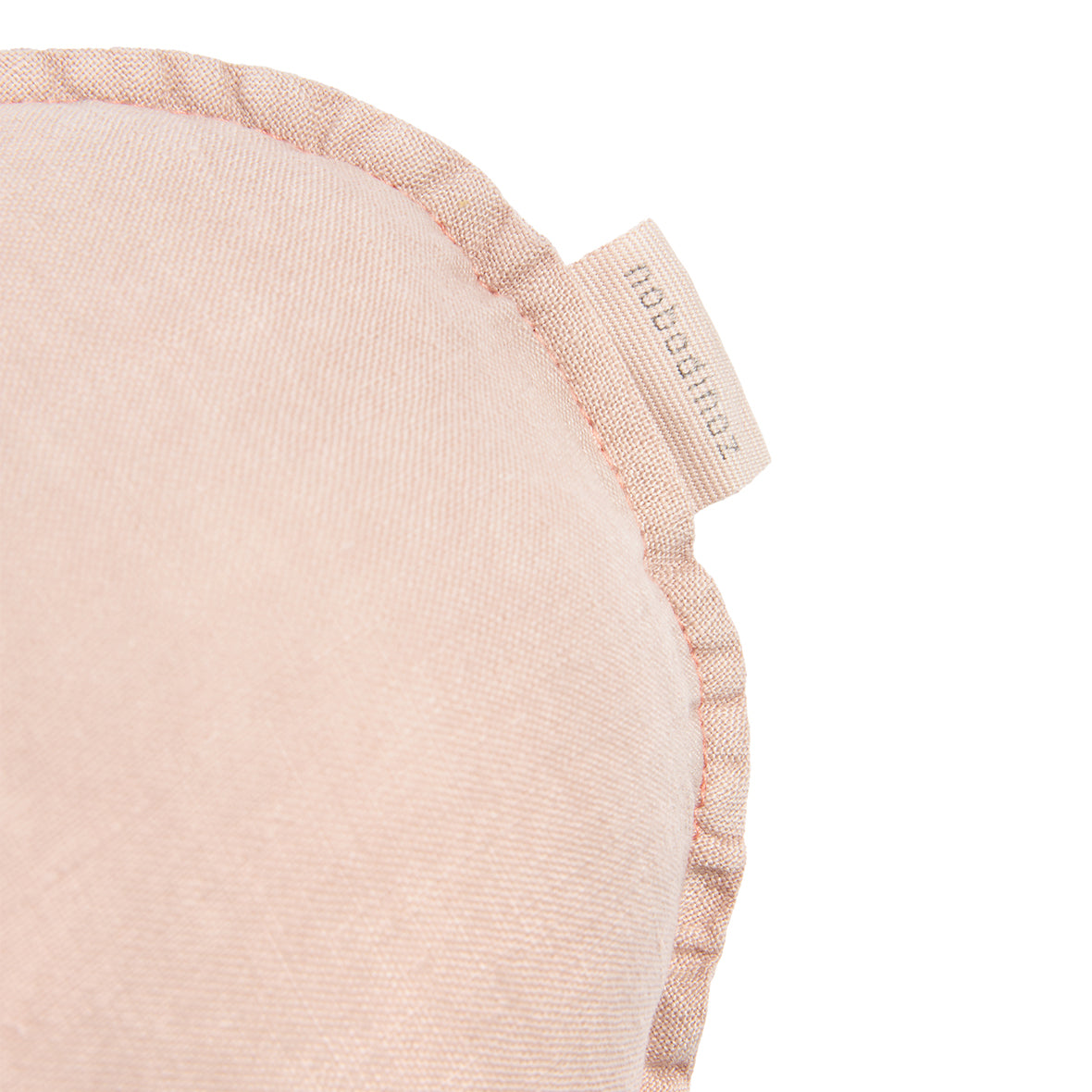 Linen Français Cloud Cushion - Mauve Pink