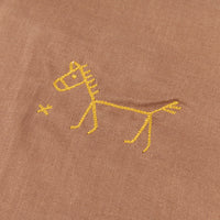 Thumbnail for Embroidered Winter Blanket L1N0 in French Linen Noisette