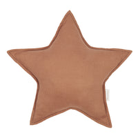 Thumbnail for Linen Français Star Cushion - Noisette