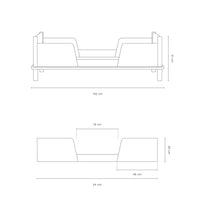 Thumbnail for Nobodinoz Latitude Junior Bed Set in Solid Oak Wood (two bed rails)