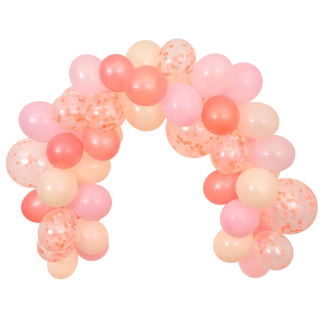 Pink Balloon & Streamer Garland