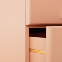 Thumbnail for HK Living Chest of 2 Drawers, Pink Blush MKA2002