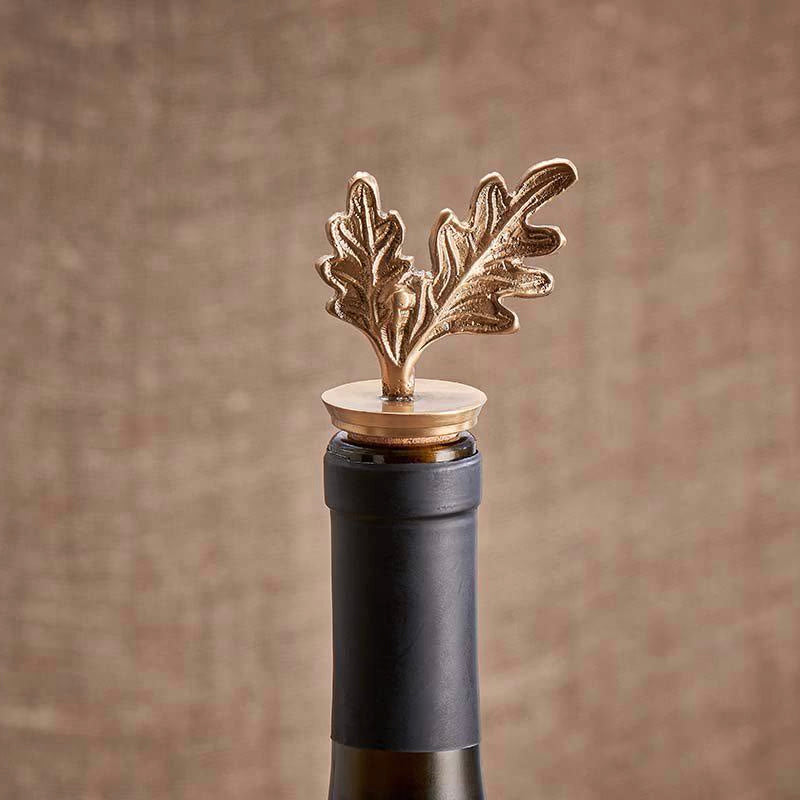 Oak Leaf Bottle Stopper