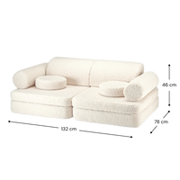 Thumbnail for Wigiwama white cream Settee