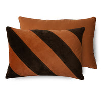 Thumbnail for HKLIVING Striped Velvet Cushion September 60 x 40cm TKU2196