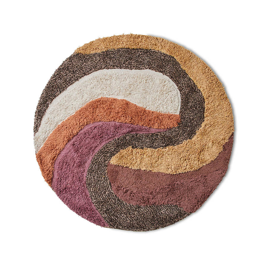 Round Tufted Rug Melange, ø150cm