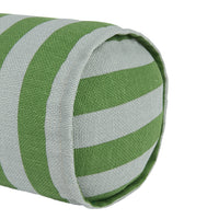 Thumbnail for Cylinder Cushion - Vibes Green Blue Stripes