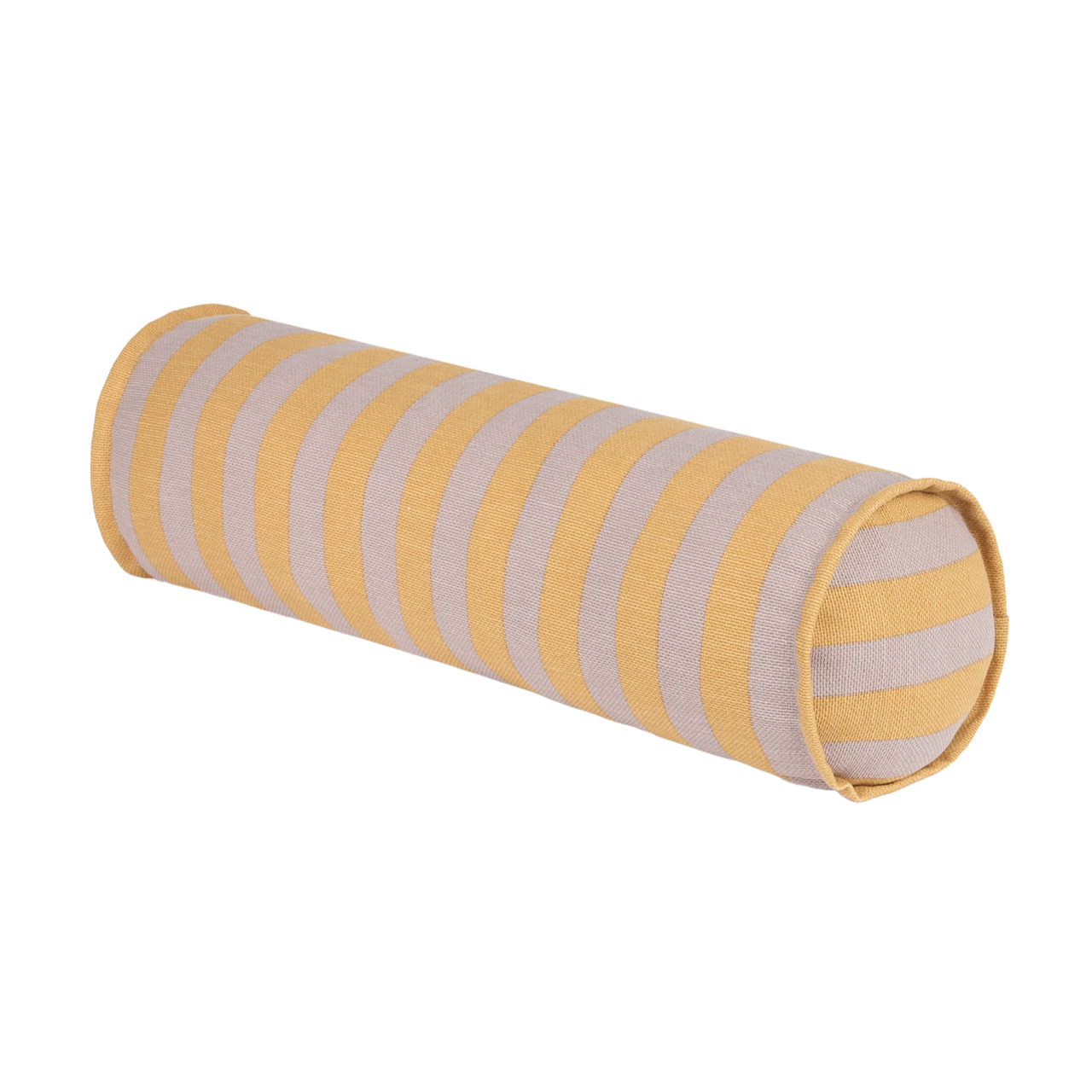 Nobodinoz Cylinder Cushion - Vibes Lilac Yellow Stripes