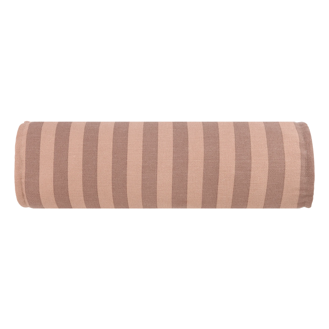 Nobodinoz Cylinder Cushion - Vibes Pink Mauve Stripes