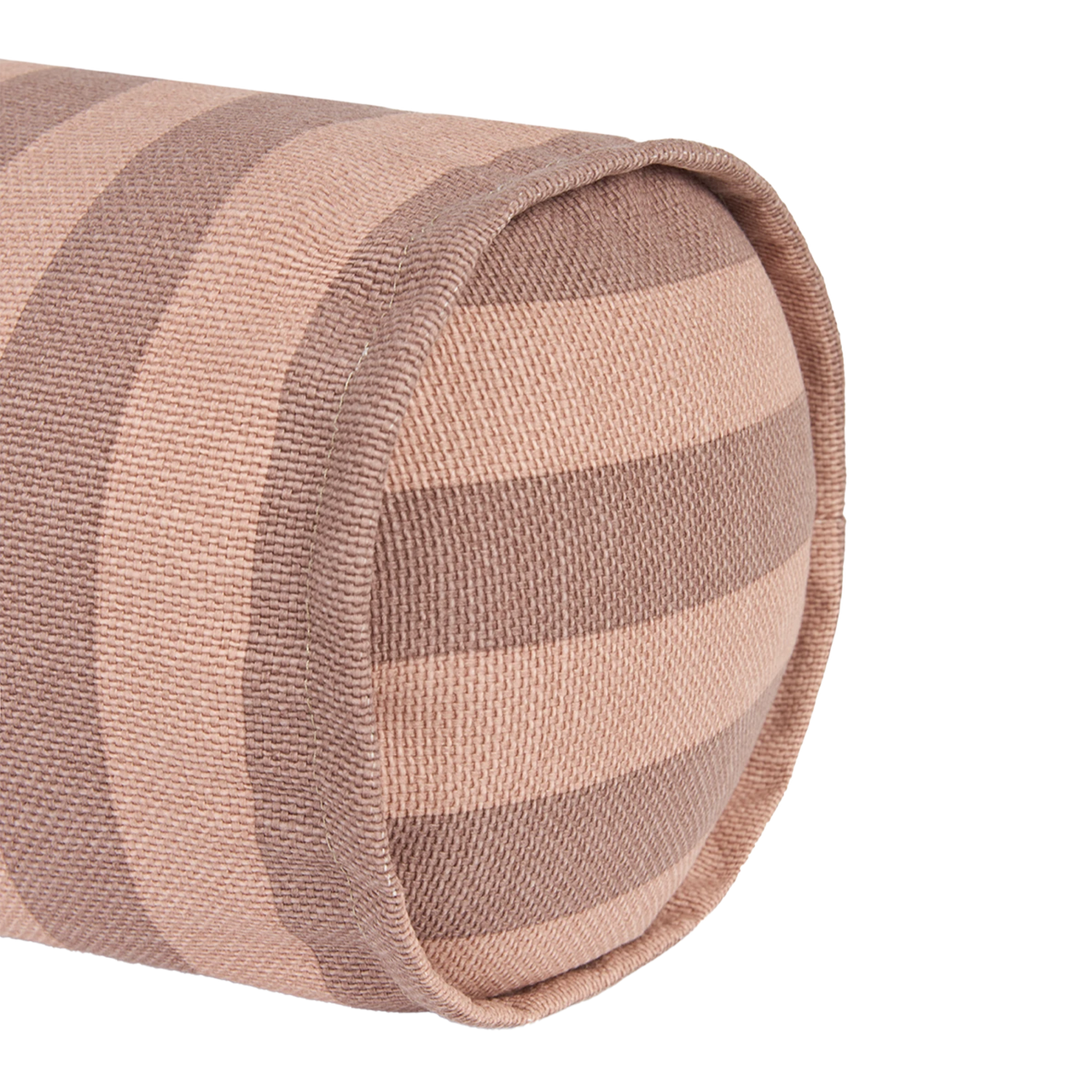 Nobodinoz Cylinder Cushion - Vibes Pink Mauve Stripes