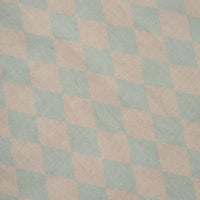 Thumbnail for Kid duvet cover set in washed cotton Vibes Blue Harlequin