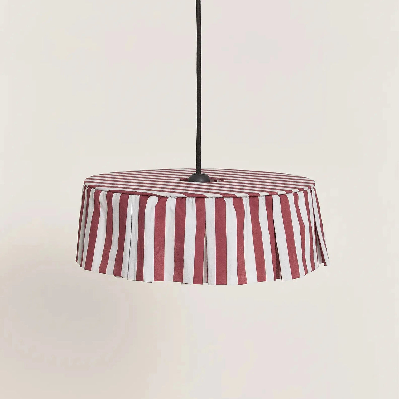 Pendant lampshade diam. 40cm Vibes - Maroon Stripes