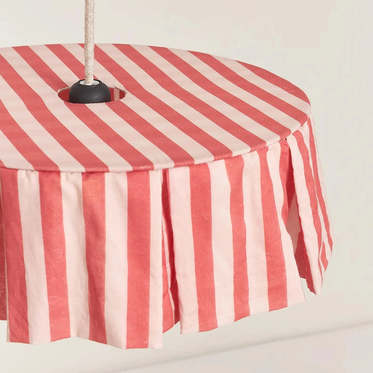 Pendant lampshade diam. 40cm Vibes - Red Stripes