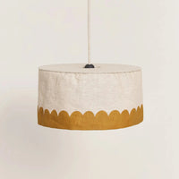 Thumbnail for Linen Pendant lampshade diam. 40cm Vibes Mustard