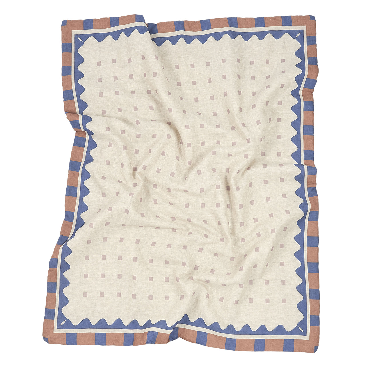 Nobodinoz Vibes Quilt French Linen Blue