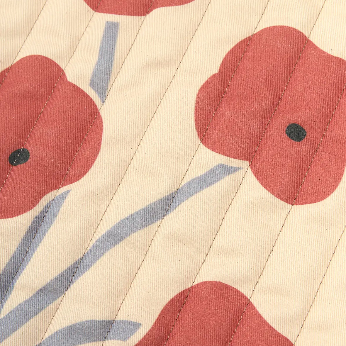 Quilted wall organizer Vibes Poppies