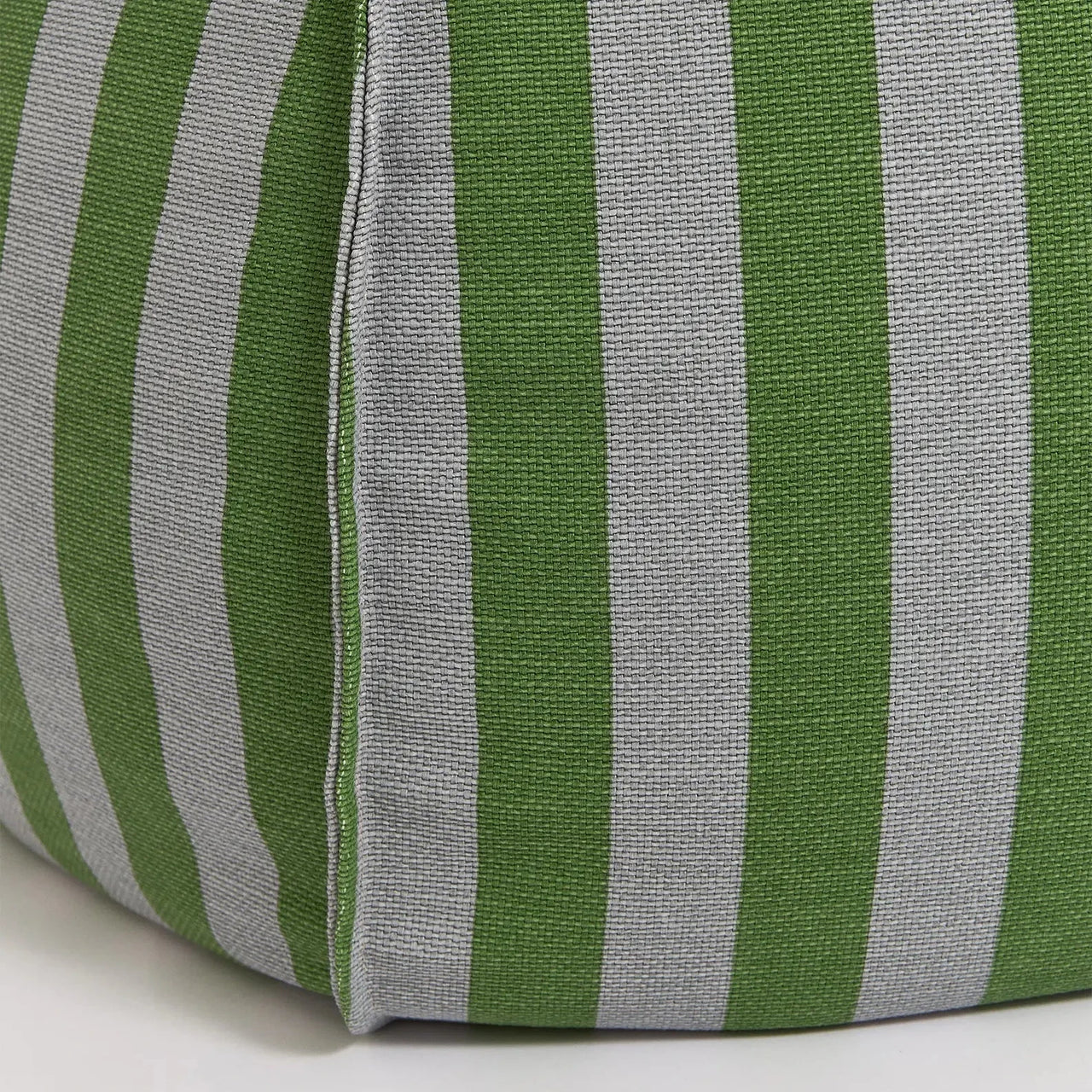 Round Bean Bag Vibes - Green Blue Stripes