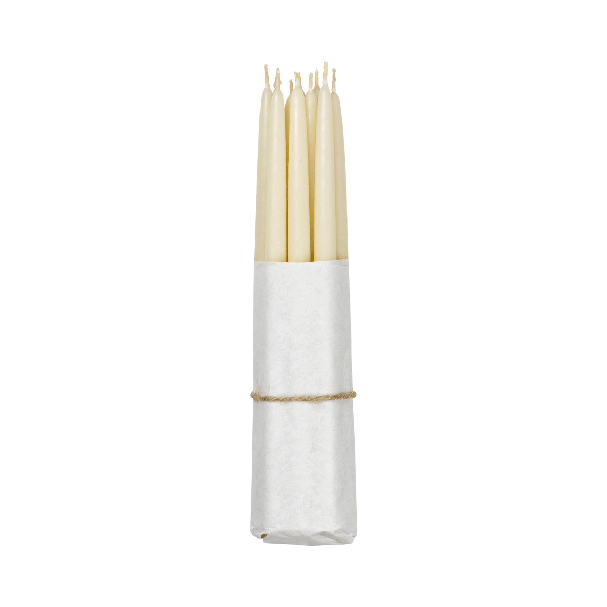 Dipped Tapers Ivory x Jute String