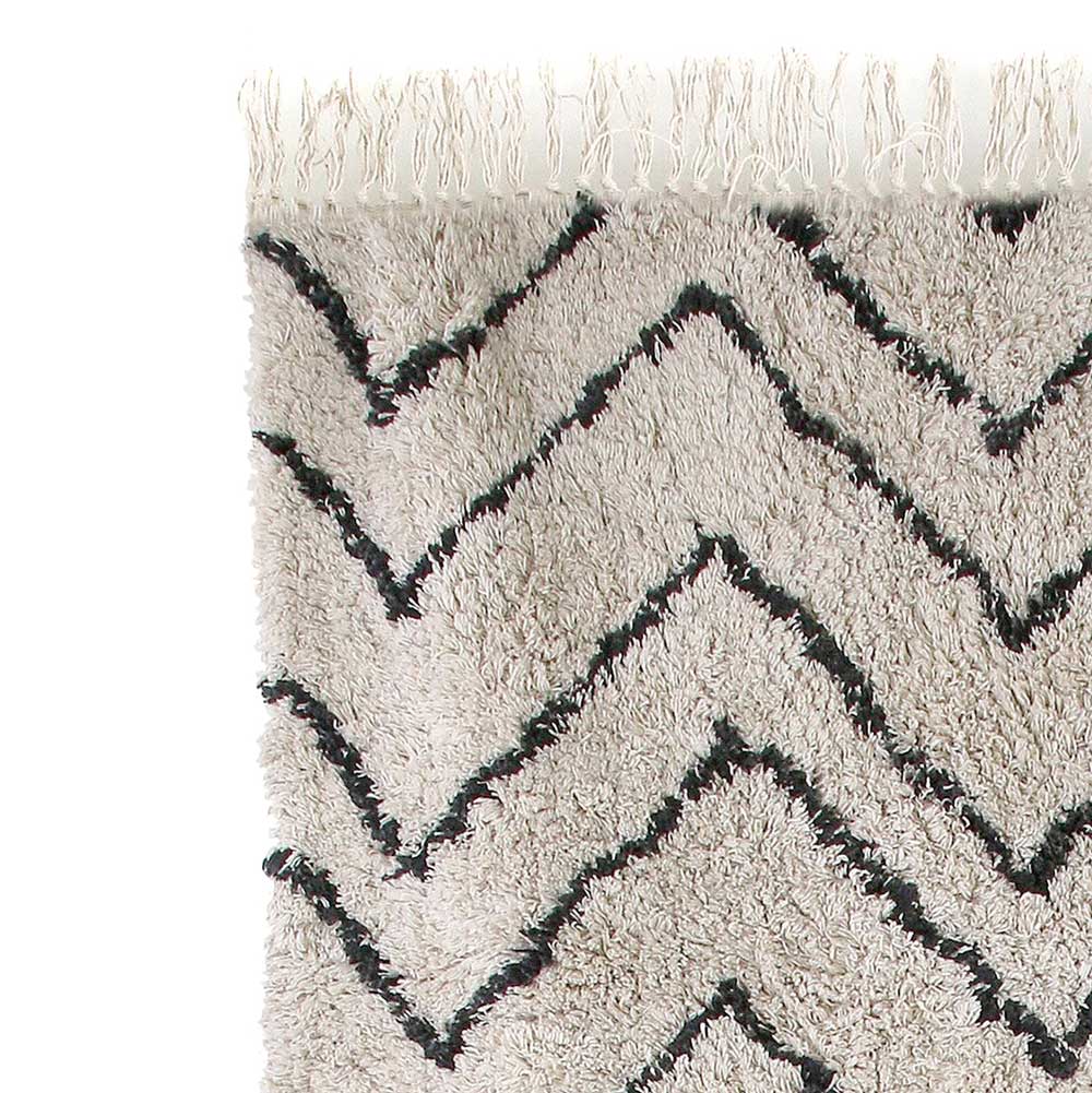 Cotton Zig Zag Runner (75x220)